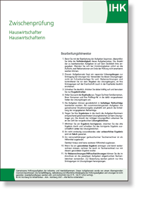 Hauswirtschafter / Hauswirtschafterin <BR>IHK-Zwischenprüfung AO 2020