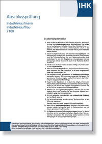 Industriekauffrau / Industriekaufmann IHK-Abschlussprüfung