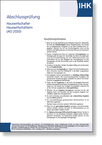 Hauswirtschafter / Hauswirtschafterin  IHK-Abschlussprüfung - Neuordnung